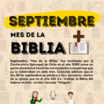 ¿Qué actividades se celebran en el mes de la Biblia?