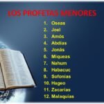¿Cómo se llaman los 12 profetas de Dios?