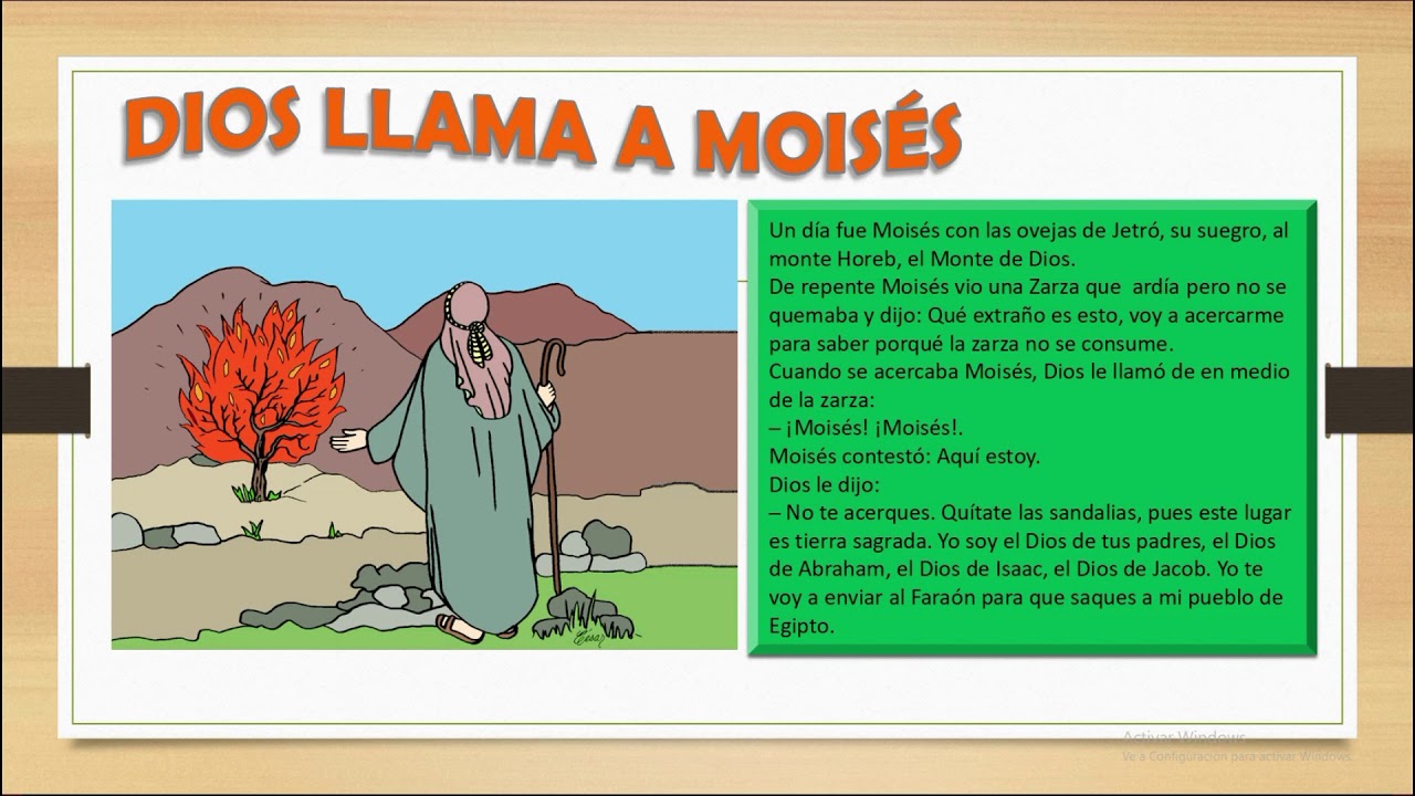 ¿Cómo lo llamo Dios a Moisés? Diosnosguia